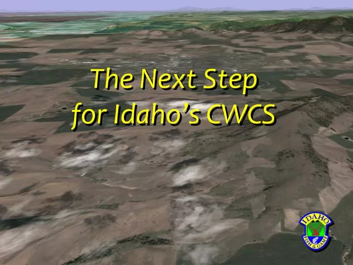 the next step for idaho s cwcs