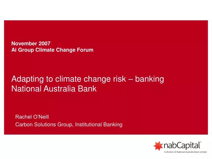 adapting to climate change risk banking national australia bank