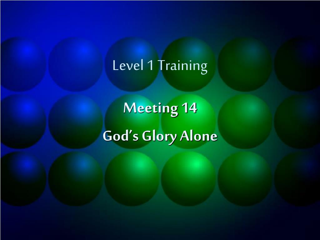 PPT - Level 1 Training PowerPoint Presentation, free download - ID:4678957