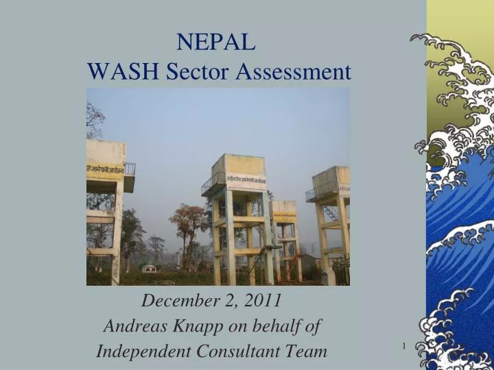 nepal wash sector assessment