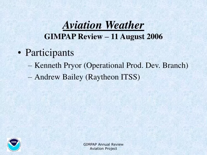 aviation weather gimpap review 11 august 2006