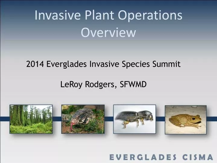 invasive plant operations overview