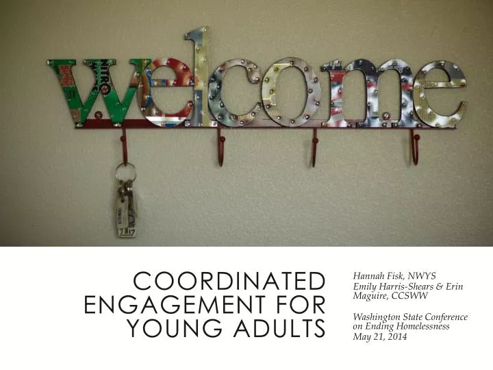 coordinated engagement for young adults