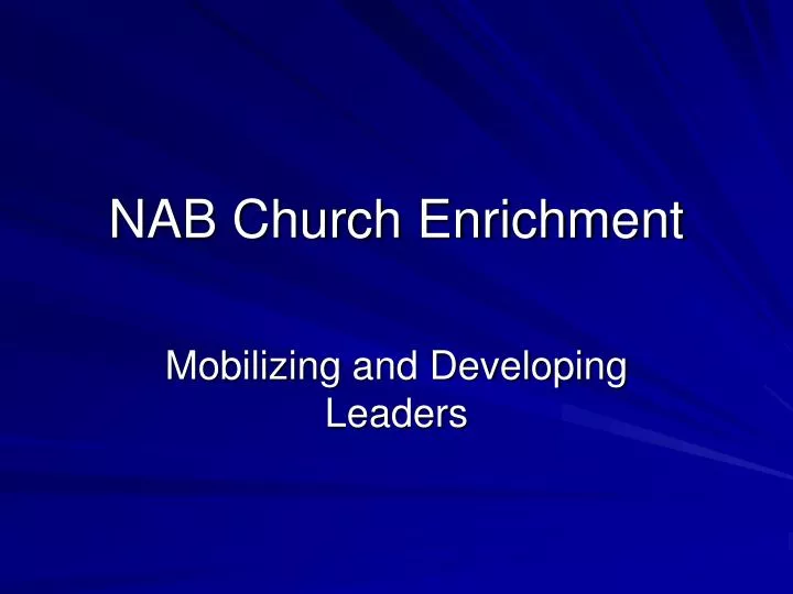 nab church enrichment