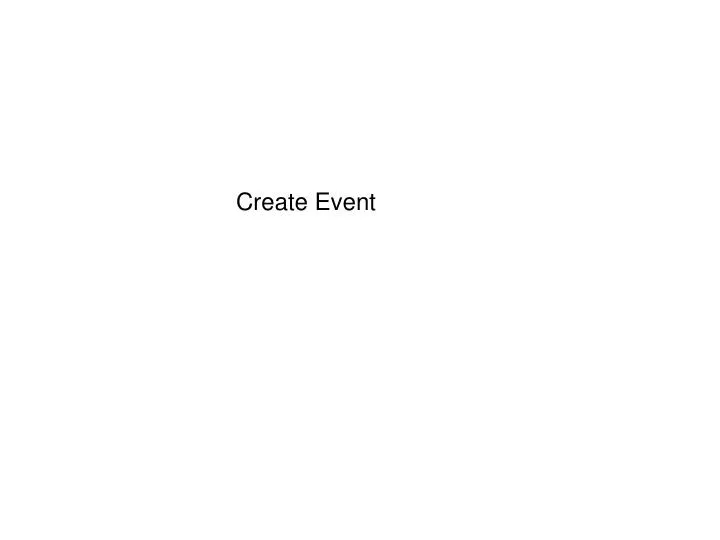 create event