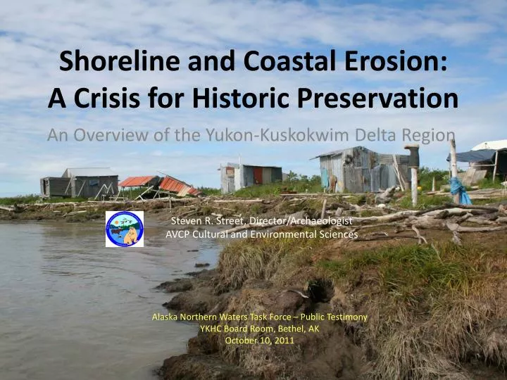 shoreline and coastal erosion a crisis for historic preservation