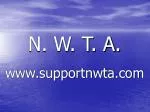N. W. T. A. - slide 1