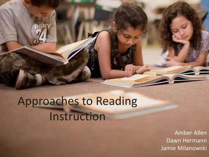 approaches to reading instruction