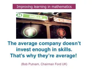 Improving learning in mathematics