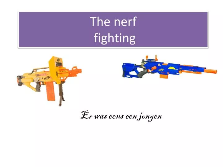 the nerf fighting