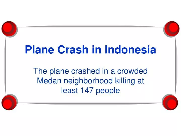 plane crash in indonesia