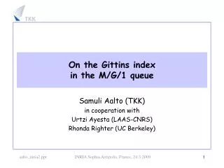 On the Gittins index in the M/G/1 queue