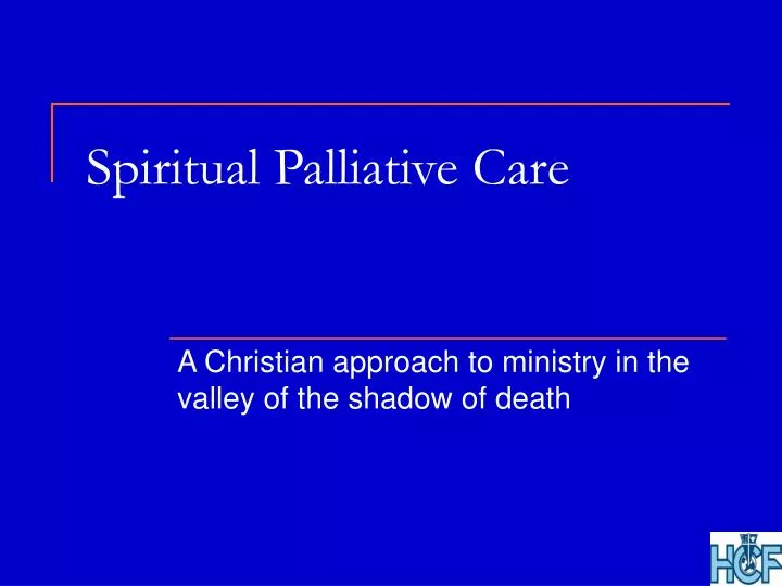 spiritual palliative care