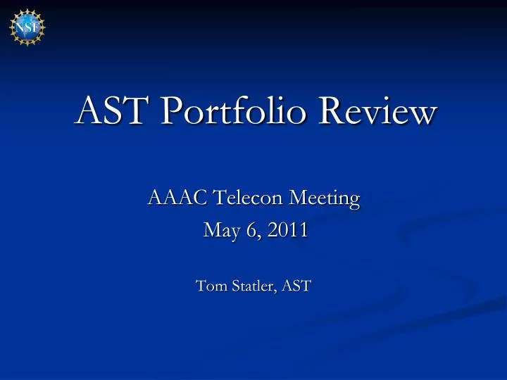 ast portfolio review