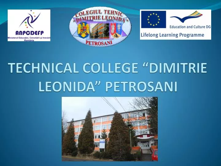 technical college dimitrie leonida petrosani