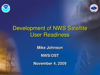 Development of NWS Satellite User Readiness