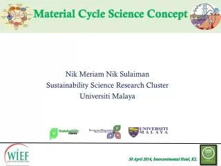 Material Cycle Science Concept