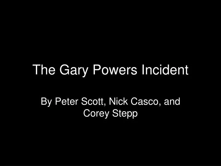 the gary powers incident