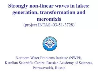 Northern Water Problems Institute (NWPI),
