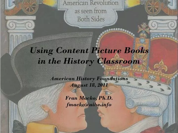 using content picture books in the history classroom