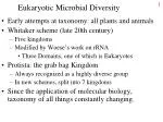 Eukaryotic Microbial Diversity - slide 1