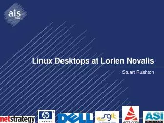 Linux Desktops at Lorien Novalis
