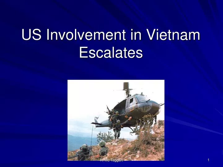us involvement in vietnam escalates