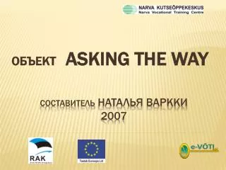 asking the way