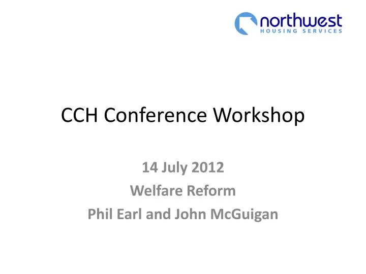cch conference workshop