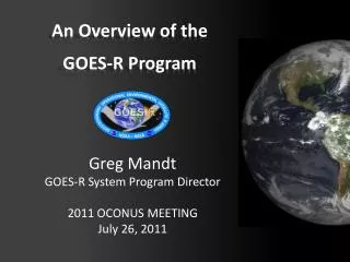 An Overview of the GOES-R Program