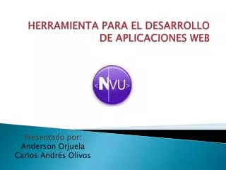 herramienta para el desarrollo de aplicaciones web