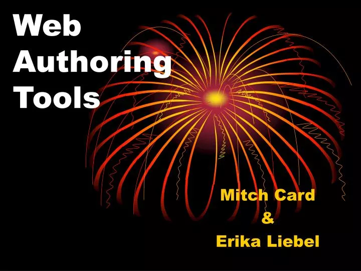 web authoring tools