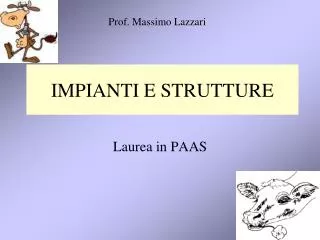 impianti e strutture