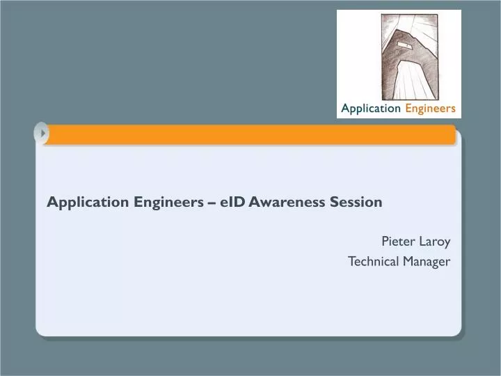 application engineers eid awareness session