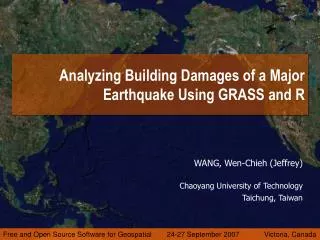 Analyzing Building Damages of a Major Earthquake Using GRASS and R