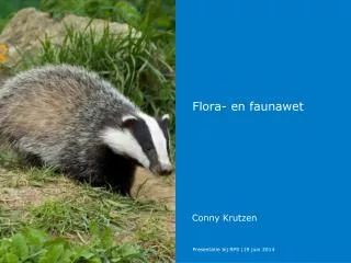 flora en faunawet