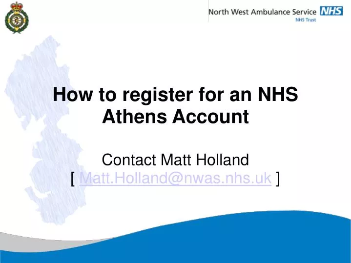 how to register for an nhs athens account