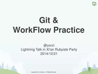 Git &amp; WorkFlow Practice