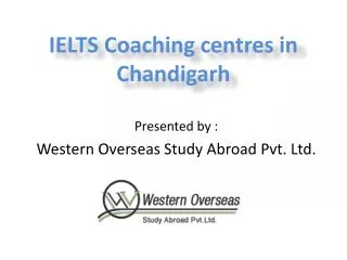 IELTS Coaching centres in Chandigarh