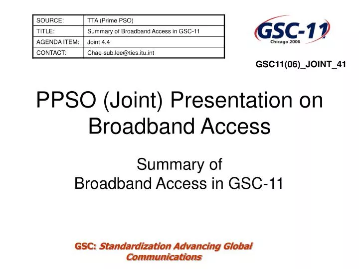 ppso joint presentation on broadband access