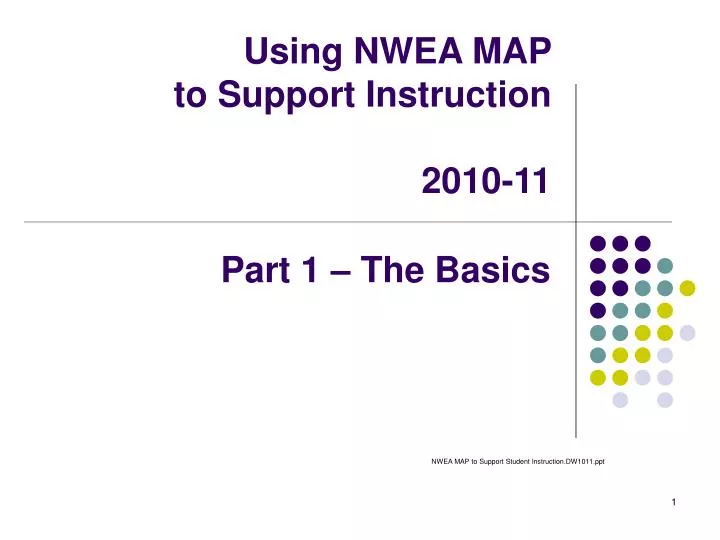 using nwea map to support instruction 2010 11