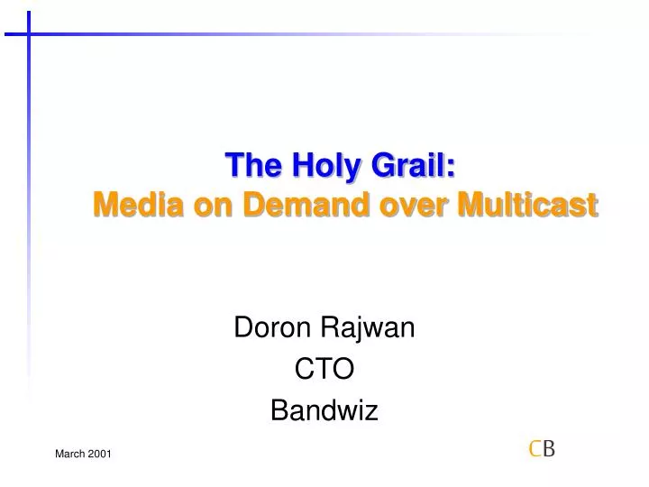 the holy grail media on demand over multicast