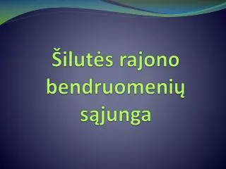 ilut s rajono bendruomeni s junga
