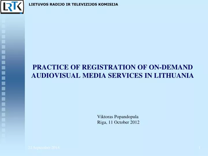 practice of registration of on demand audiovisual media services in lithuania