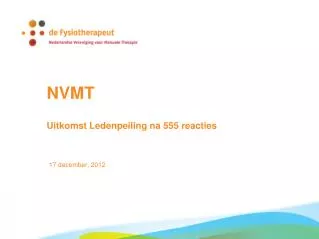 nvmt uitkomst ledenpeiling na 555 reacties