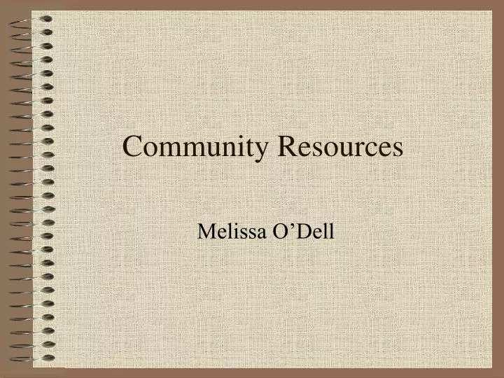 community resources