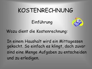 kostenrechnung