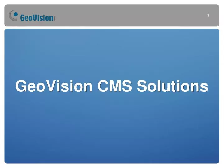geovision cms solutions