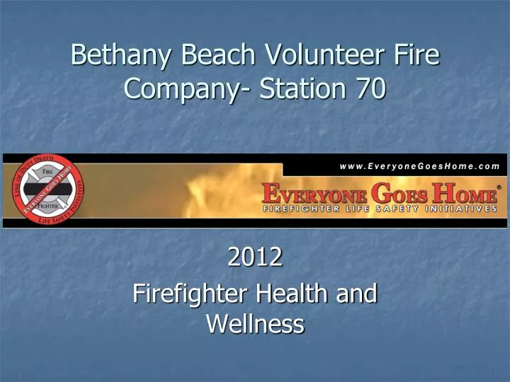 bethany beach volunteer fire company station 70