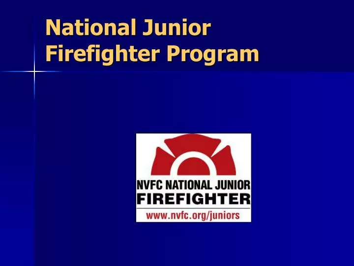 national junior firefighter program